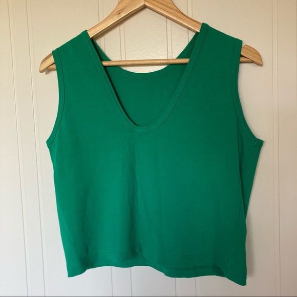 Gorman scoop tank top in green - size 10 - Picture 3 of 10